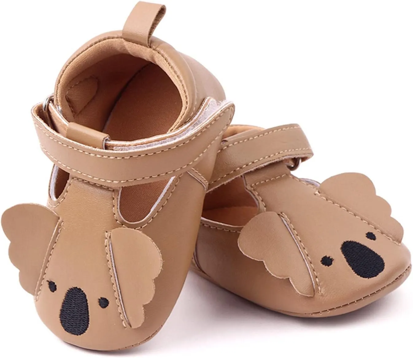 0-18 Months Warm Toddler Boots Infant Toddler Shoes Soft Sole Cartoon Animals Hook Loop Casual Shoes Princess Shoes