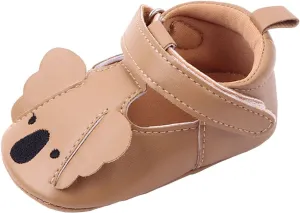 0-18 Months Warm Toddler Boots Infant Toddler Shoes Soft Sole Cartoon Animals Hook Loop Casual Shoes Princess Shoes