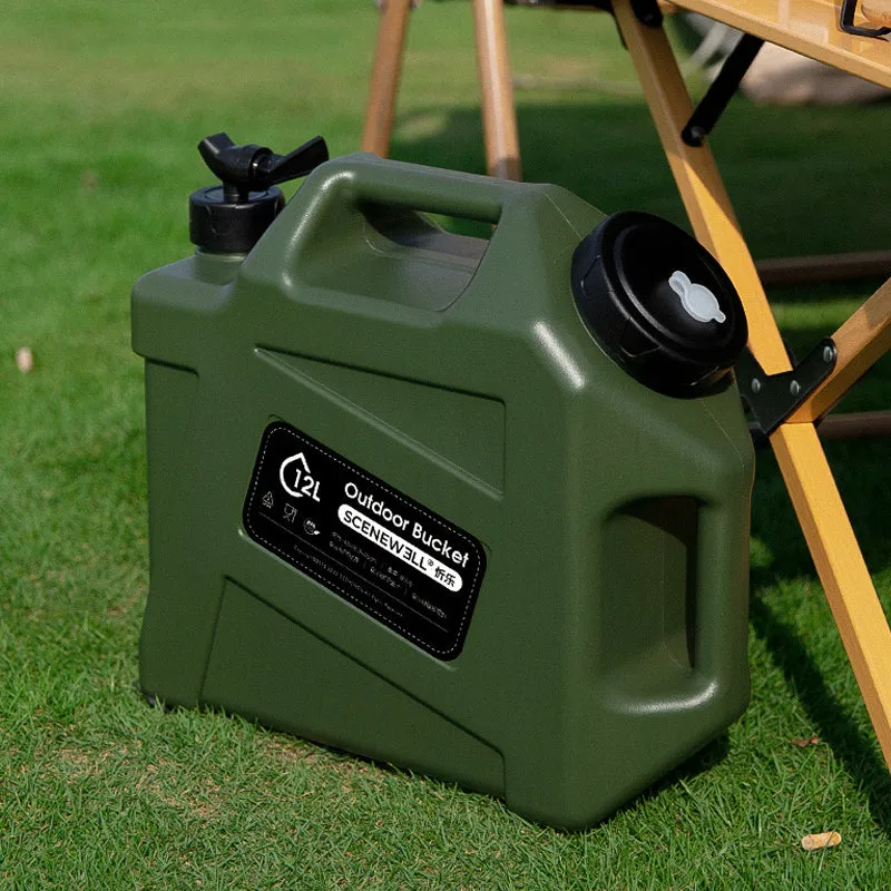 12l Capacity Portable Water Storage Container for Outdoor Camping Caravan