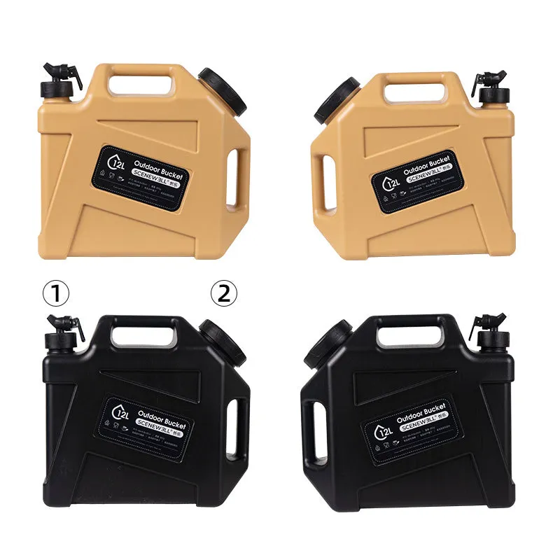 12l Capacity Portable Water Storage Container for Outdoor Camping Caravan