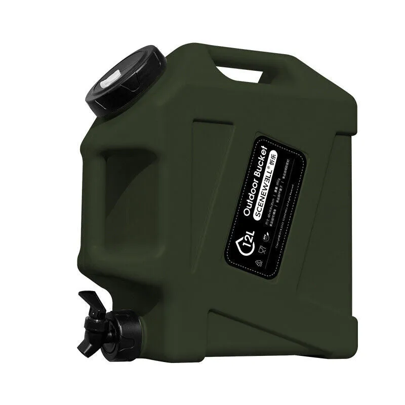12l Capacity Portable Water Storage Container for Outdoor Camping Caravan