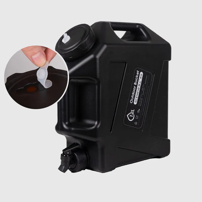 12l Capacity Portable Water Storage Container for Outdoor Camping Caravan