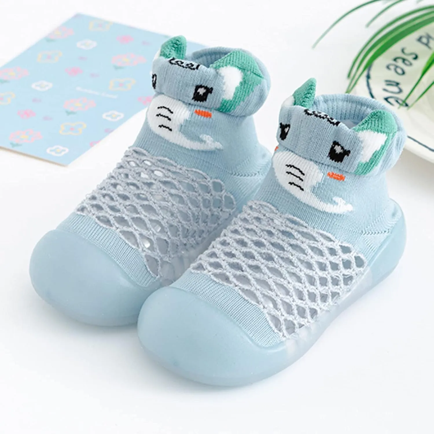 6t Shoe Girl Infant Boys Girls Animal Prints Cartoon Shoes Toddler Breathable Mesh The Floor Non Slip Mes Shoes Size