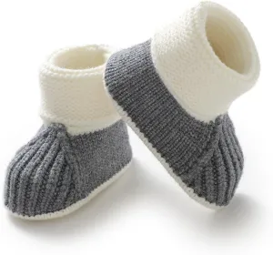 Baby Booties Newborn First Walkers Cozy Shoes Warm Knit Soft Toddler Infant Boy Girl Booties