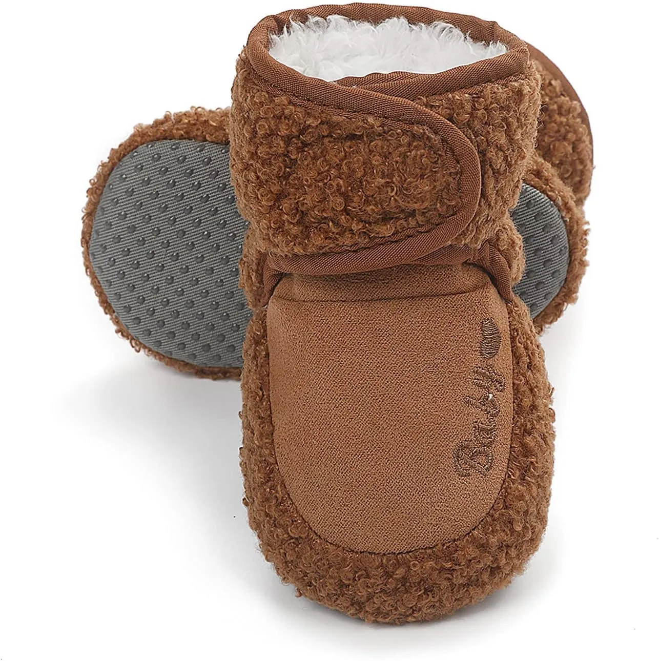 Baby Boy Hard Sole Boots Boys Girls Soft Plush Warm Baby Cotton Boots Snow Shoes Infant First Walkers Baby Shoes Baby Boy Infant Slippers