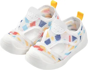 Baby Boys Girls Mesh Breathable Sandals Infant Closed Toe Soft Bottom Sneaker Summer Casual Shoes