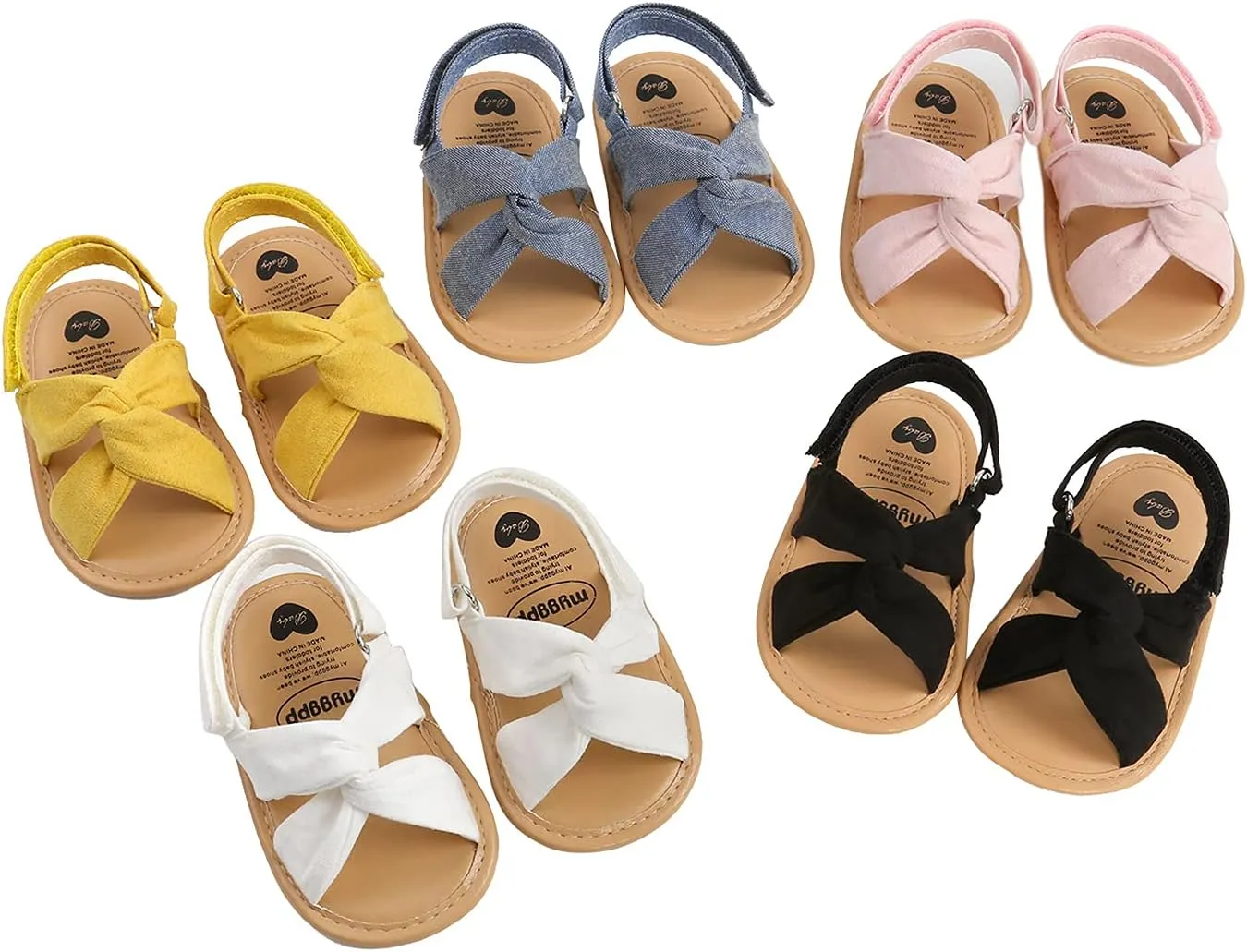 Baby Boys Girls Sandals Soft Sole Summer Infant Flat Shoes Beach Sandal Newborn Crib Shoes First Walkers
