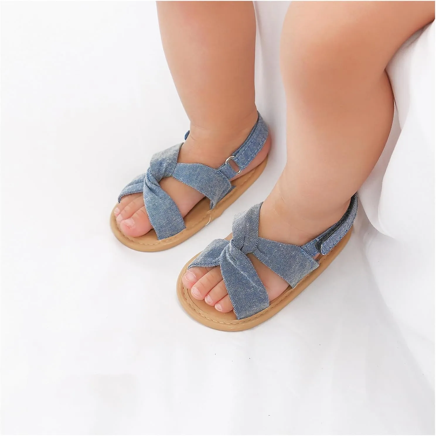 Baby Boys Girls Sandals Soft Sole Summer Infant Flat Shoes Beach Sandal Newborn Crib Shoes First Walkers