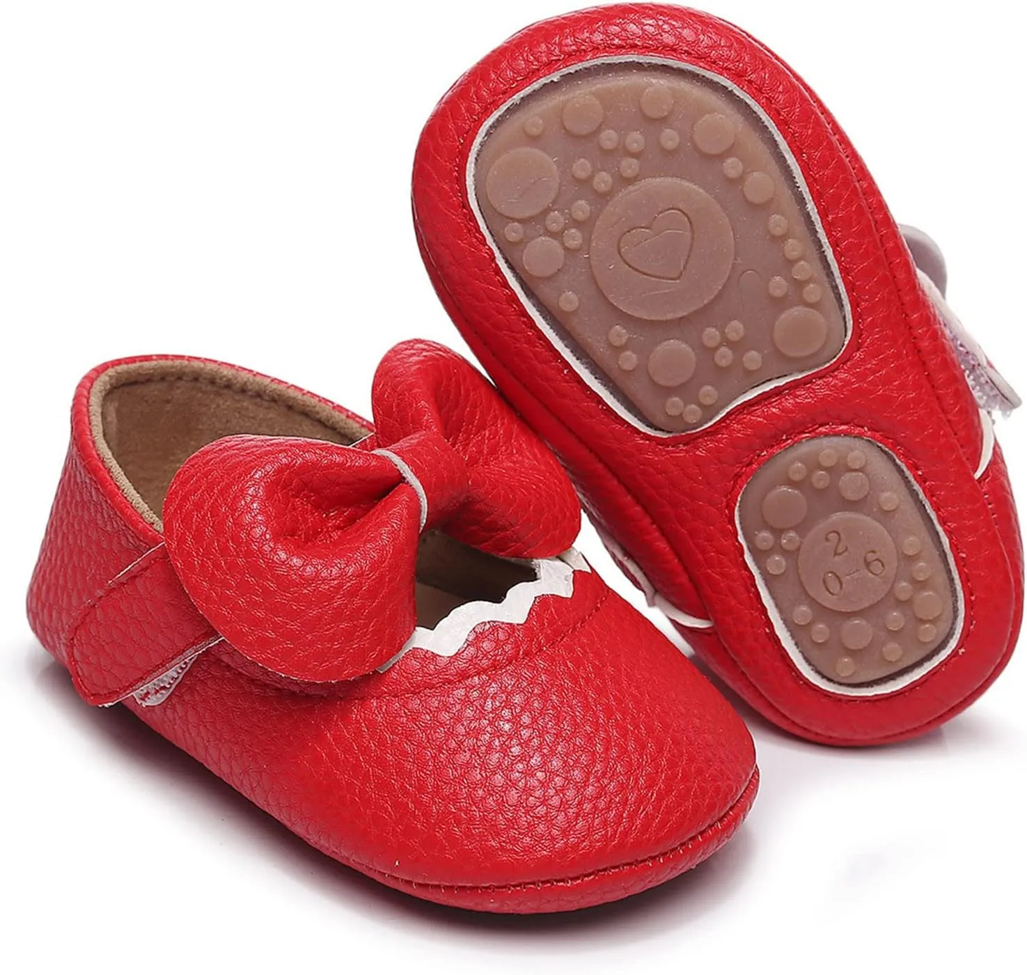 Baby Girl Shies Infant Girls Single Shoes Ruffles Bowknot First Walkers Shoes Toddler Sandals Princess Shoes Shoes for Toddler