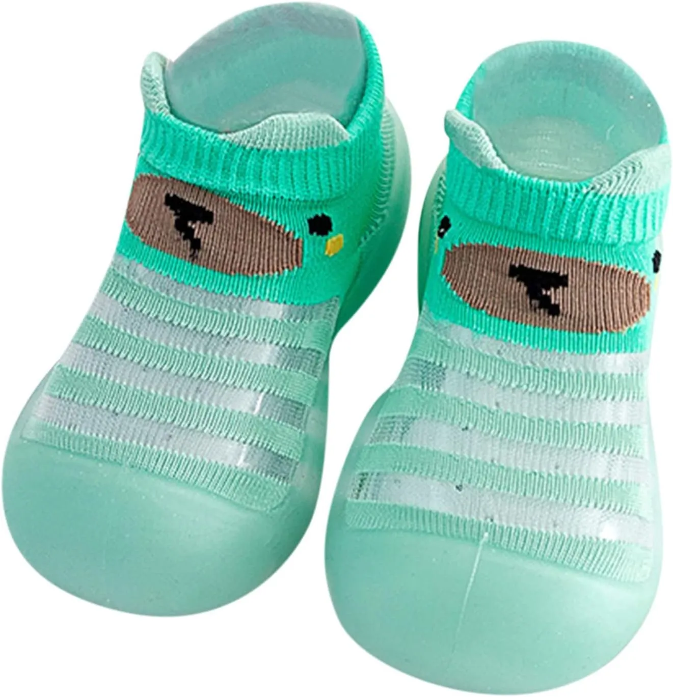Baby Infant Boys Girls Animal Prints Cartoon Shoes Toddler Breathable Mesh The Floor Non Slip Little Boys Shoes