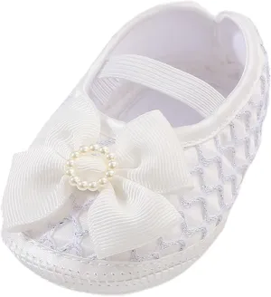 Baby Shoes Fashion Soft Sole Toddler Shoes Pearl Dress Flower Princess Shoes Toddler Shoes 6 Toddler Shoes