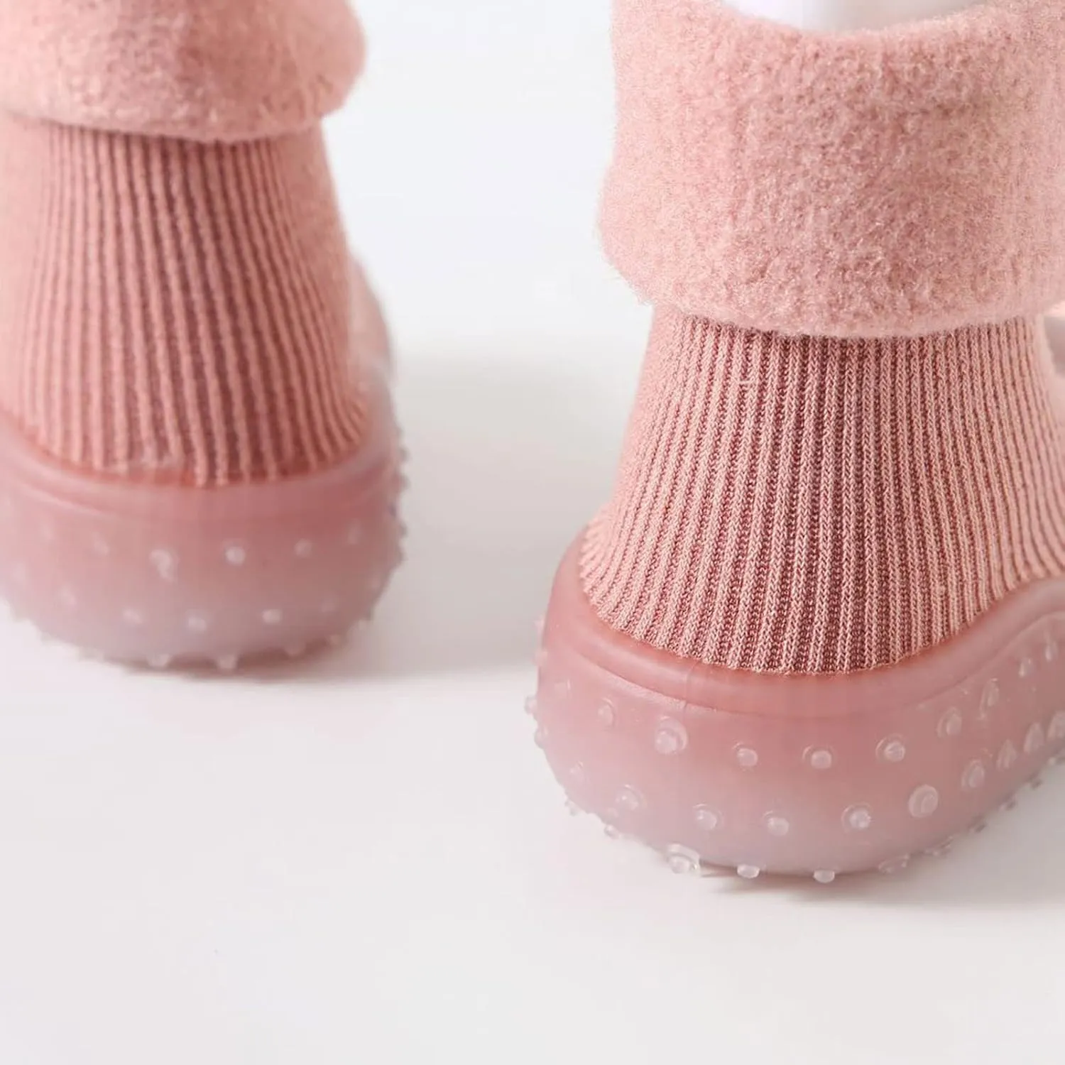 Baby Socks Shoes Soft Soles Spring and Winter Walking Early Education Baby Snow Shoes Socks Solid Color 6c Girls Shoes