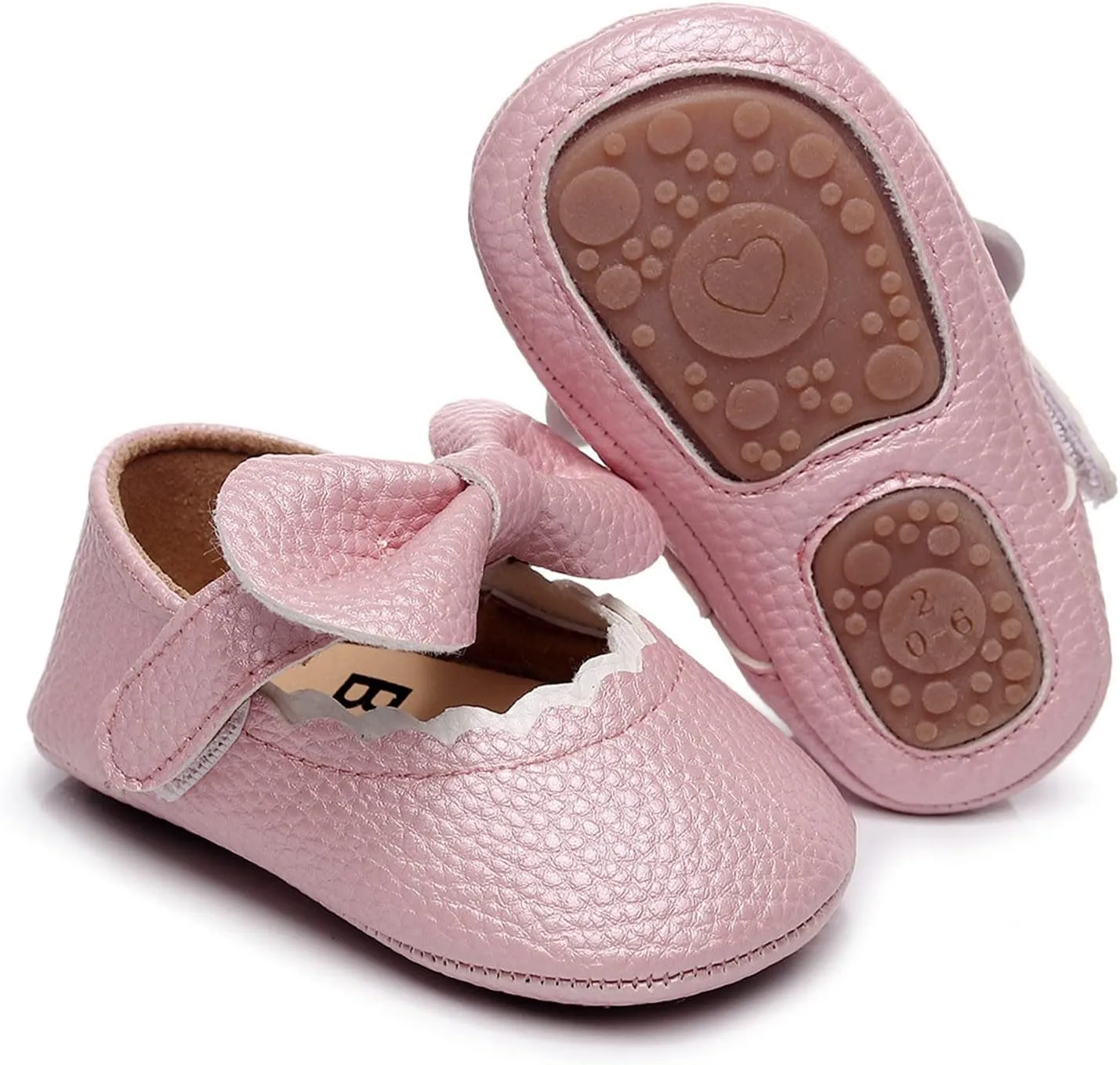 Baby Soft Sole Shoes Girl Infant Girls Single Shoes Ruffles Bowknot First Walkers Shoes Toddler Sandals Princess Shoes Boots Toddler Size 5