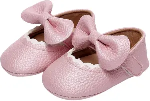 Baby Soft Sole Shoes Girl Infant Girls Single Shoes Ruffles Bowknot First Walkers Shoes Toddler Sandals Princess Shoes Boots Toddler Size 5