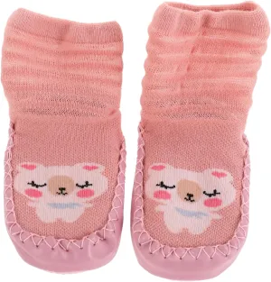 Baby Walking Socks Toddler Walking Shoes Soft Soles Slip-resistant Indoor Shoes for Boys and Girls Charming Prints for Infants