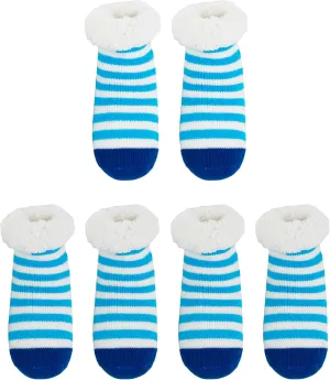 BambooMN Infants Toddler Soft Warm Plush Cozy Fuzzy Cartoon Animal Slippers Booties Socks Shoes