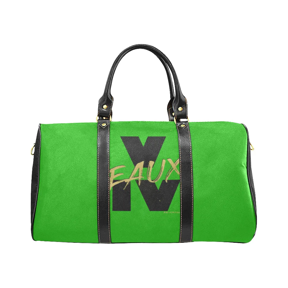 BLACK/GOLD V EAUX IV LARGE TRAVEL BAGS