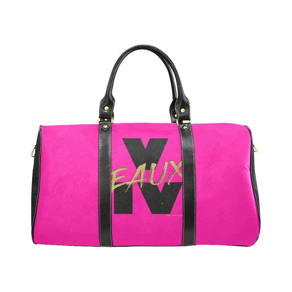 BLACK/GOLD V EAUX IV LARGE TRAVEL BAGS
