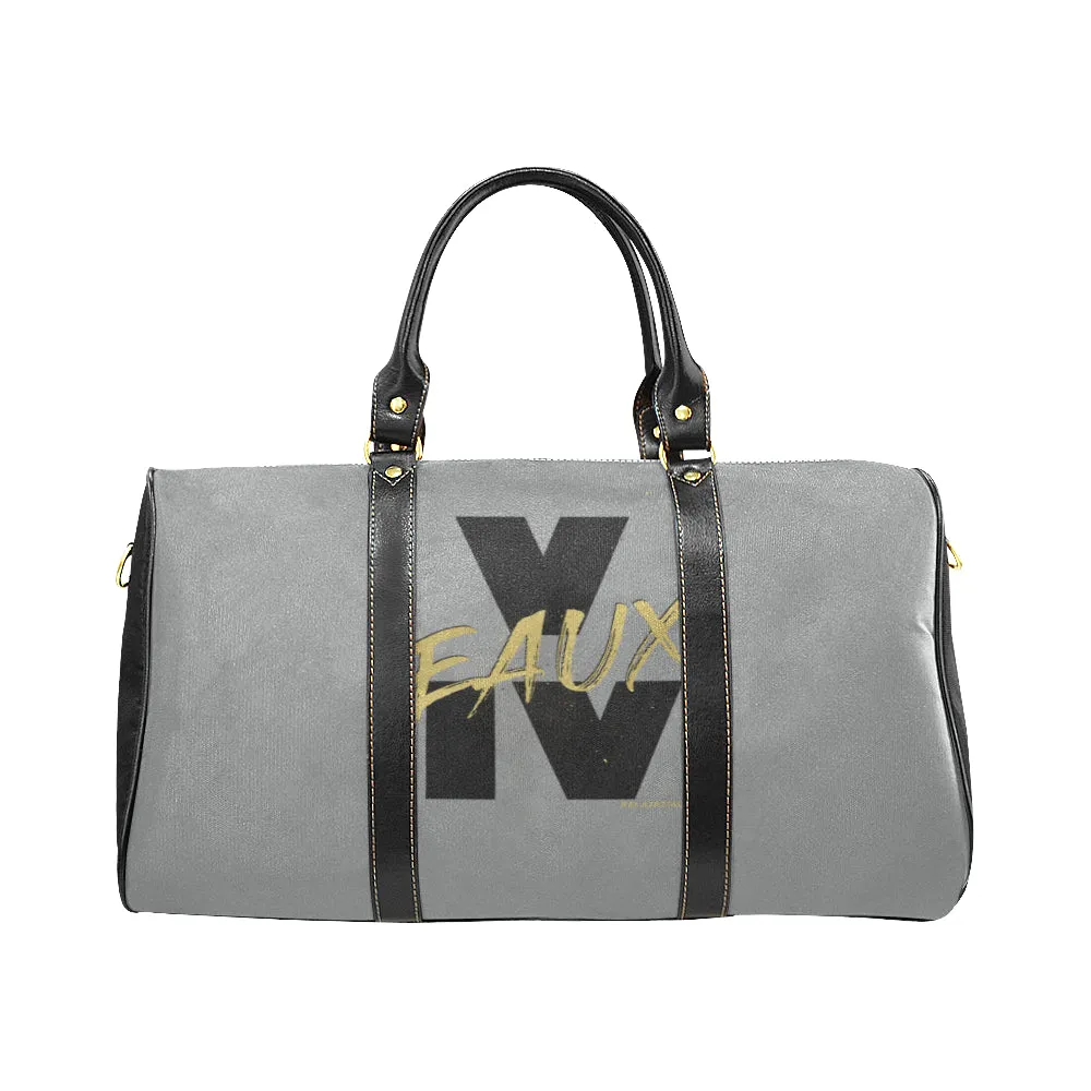 BLACK/GOLD V EAUX IV LARGE TRAVEL BAGS