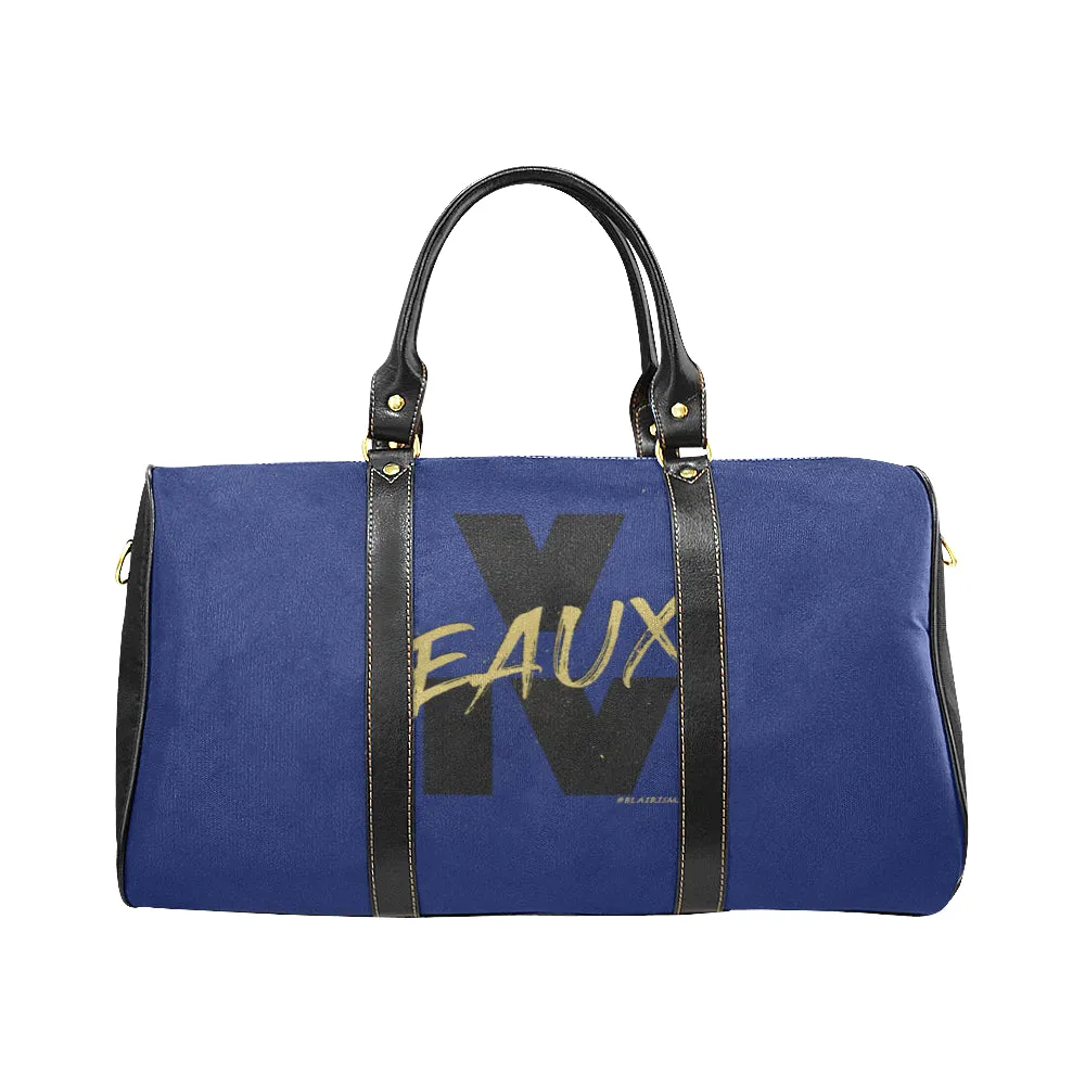 BLACK/GOLD V EAUX IV LARGE TRAVEL BAGS