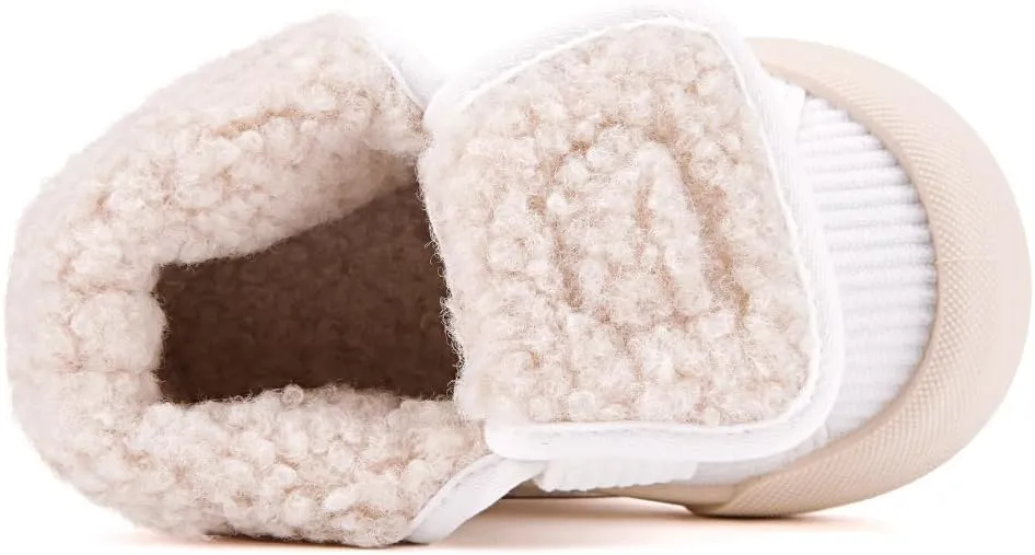 BMCiTYBM Toddler Baby Winter Snow Boots Boy Girl Faux Fur Warm Non Slip First Walking Infant Shoes