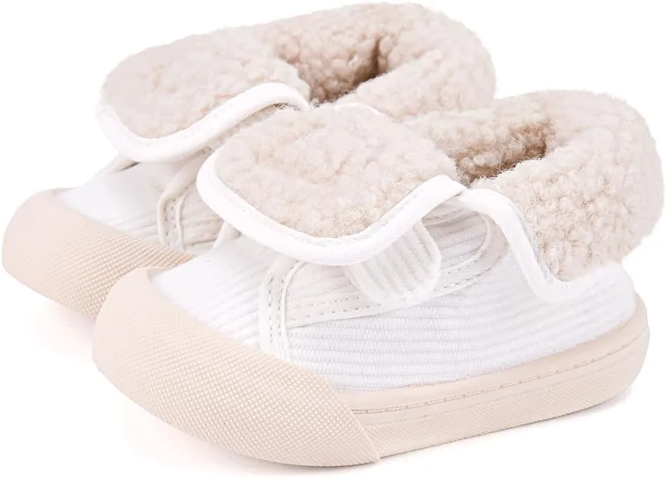 BMCiTYBM Toddler Baby Winter Snow Boots Boy Girl Faux Fur Warm Non Slip First Walking Infant Shoes
