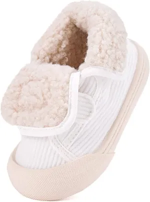 BMCiTYBM Toddler Baby Winter Snow Boots Boy Girl Faux Fur Warm Non Slip First Walking Infant Shoes