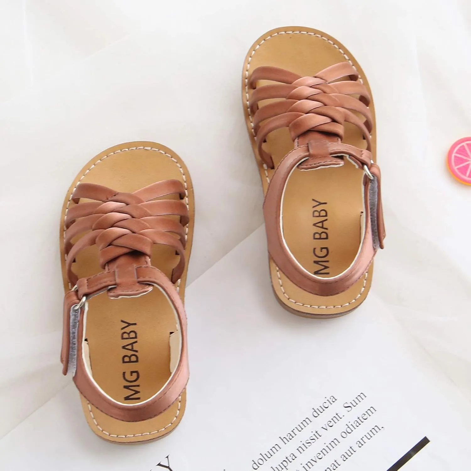 Boy Girl Leather Shoes Beach Children Strap Shoes Girls Sandals Baby Toddler Boys Girl's for Age Beach