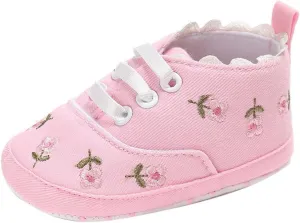 Boys Shoes Infant Shoes Crib Sole Baby Canvas -Slip Soft Floral Girls Baby Shoes Infant Girl Shoes