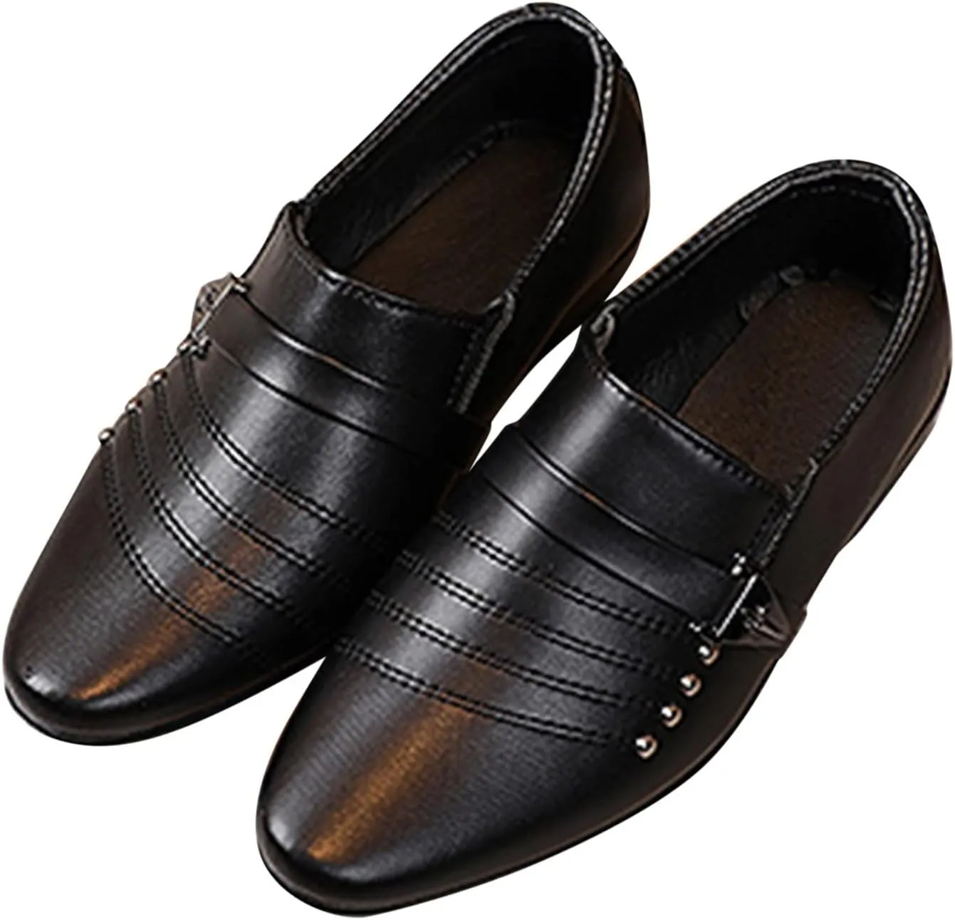 Boys Toddler Leather Baby Student British Casual Perform Shoes Children Style Boy's shoes Carver Cork Sandals