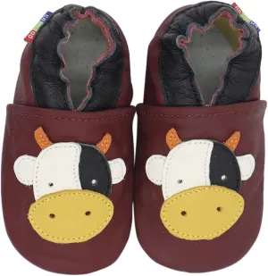Carozoo Mary Jane Baby Girl Soft Sole Leather Shoes Slippers
