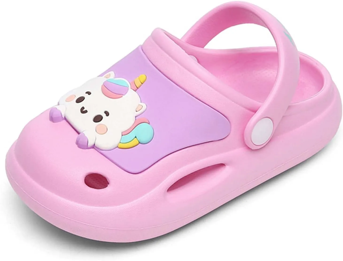 CERYTHRINA Toddler Kids Garden Clogs Shoes Cute Cartoon Summer Slippers Sandals for Boys Girls