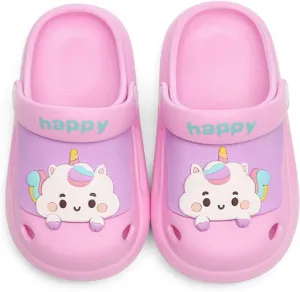 CERYTHRINA Toddler Kids Garden Clogs Shoes Cute Cartoon Summer Slippers Sandals for Boys Girls