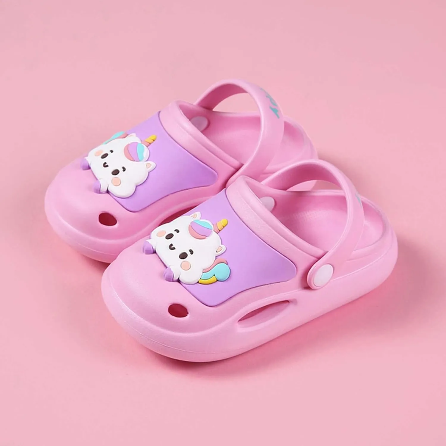 CERYTHRINA Toddler Kids Garden Clogs Shoes Cute Cartoon Summer Slippers Sandals for Boys Girls