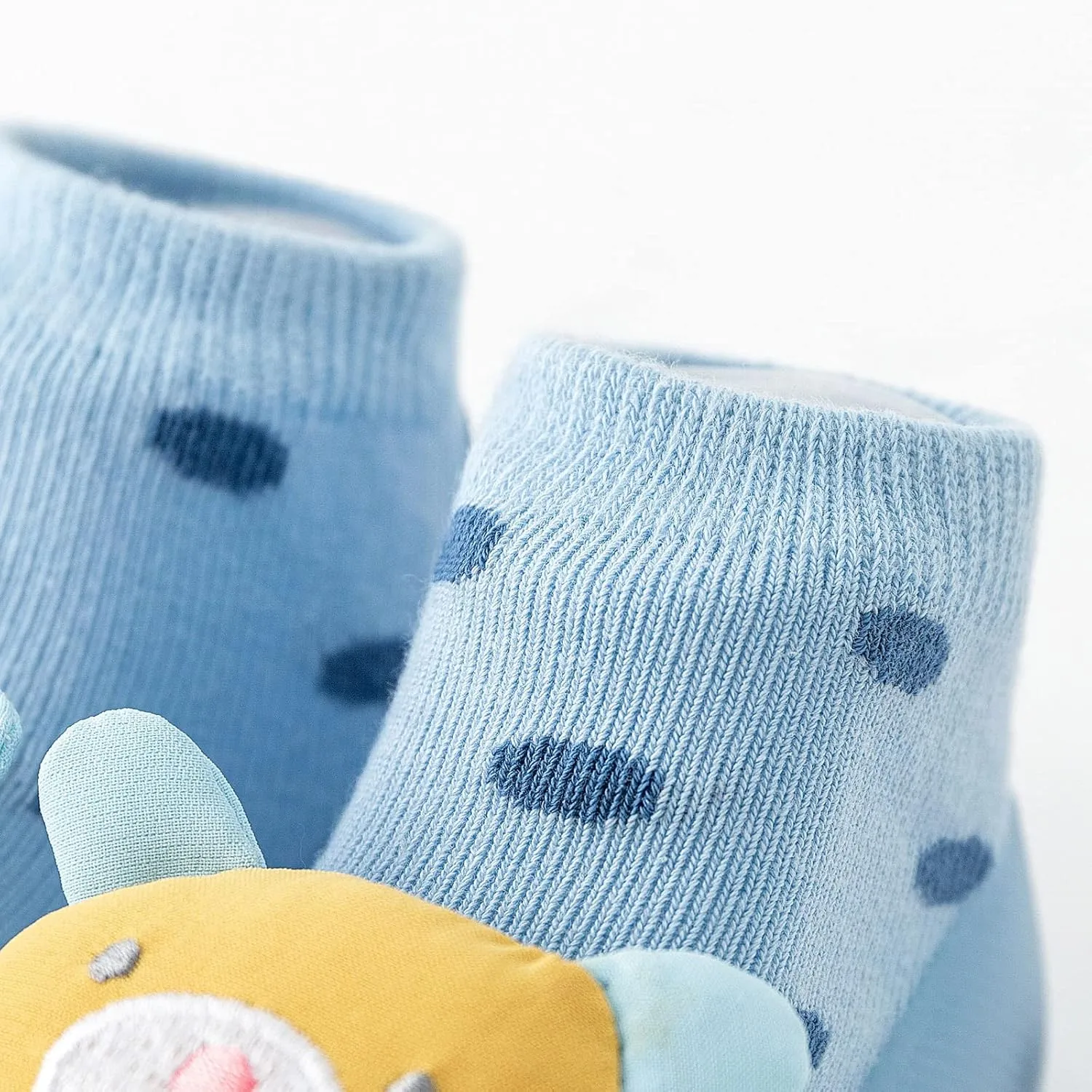 Children Infant Infant Shoes Spring and Summer Boys and Girls Socks Shoes Soft Soles Non Slip Polka Dots Cartoon Rabbit and Bear Patterns Tennis Shoes Boys