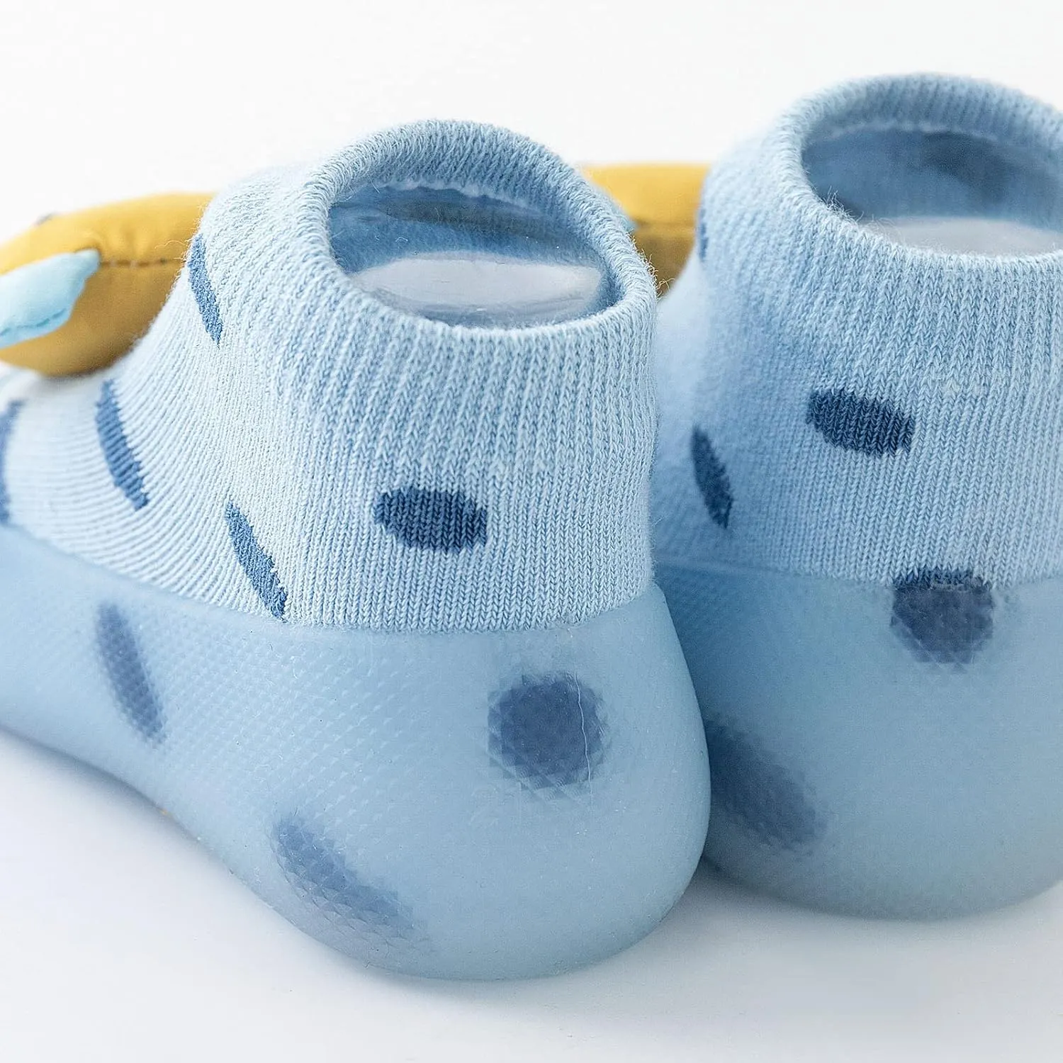 Children Infant Infant Shoes Spring and Summer Boys and Girls Socks Shoes Soft Soles Non Slip Polka Dots Cartoon Rabbit and Bear Patterns Tennis Shoes Boys