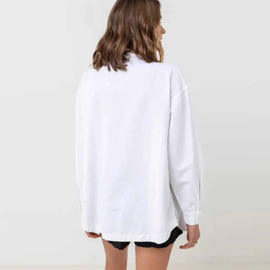 Classic Oversized Shirt (White)