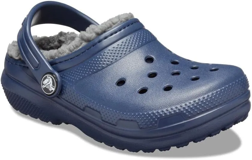 Crocs Kids Classic Lined Clogs for Toddlers - Synthetic Upper & Lining - Synthetic Outsole & Insole