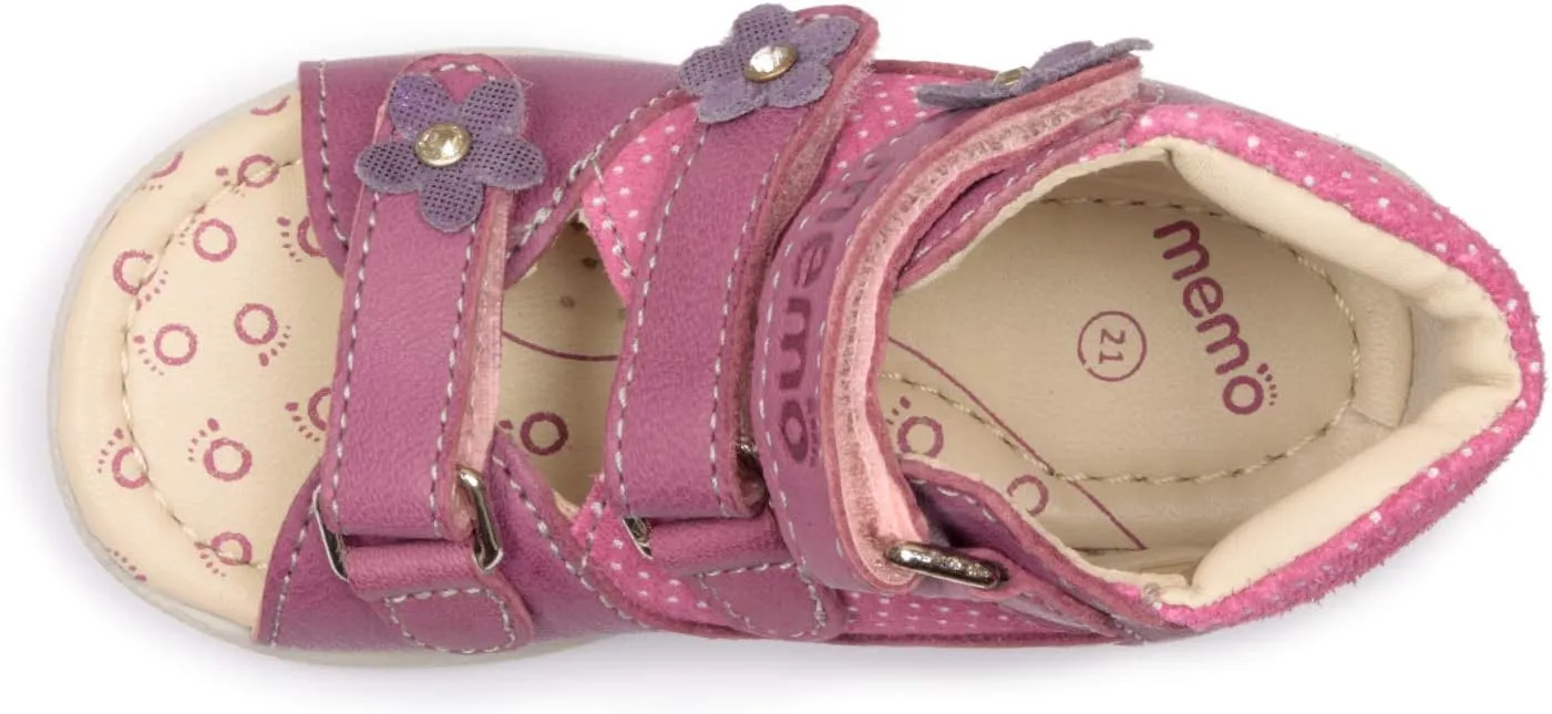 Doris First Walking Orthopedic Ankle Support Natural Leather Sandal