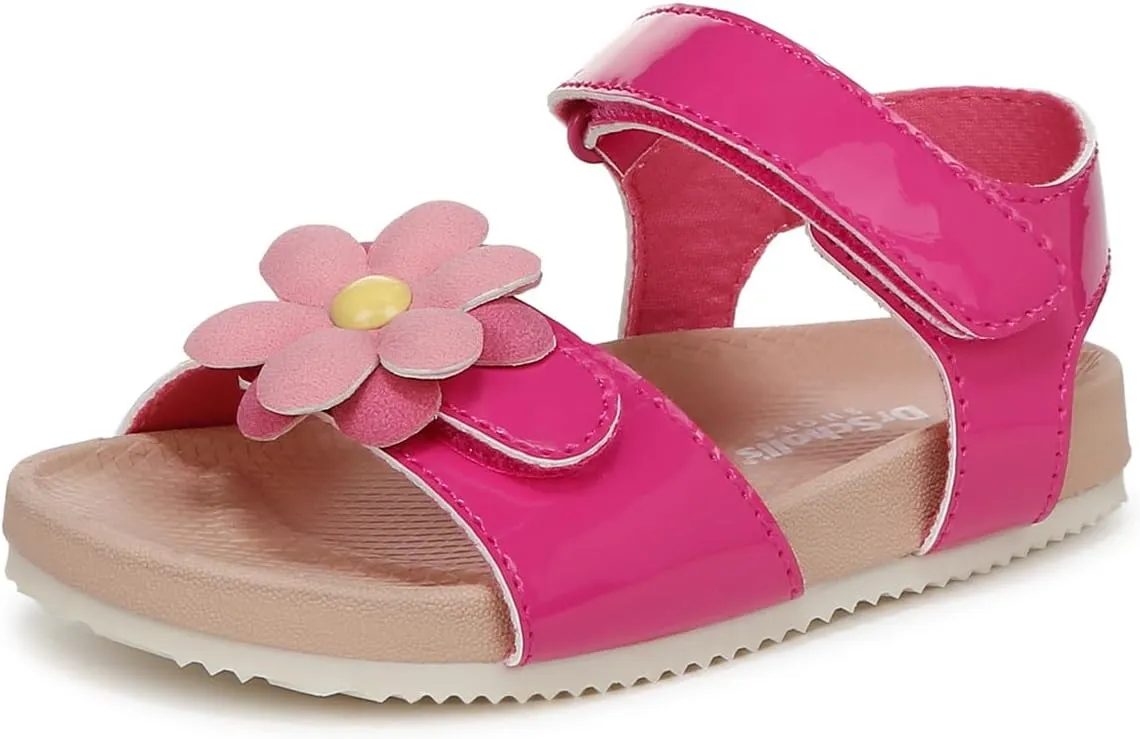Dr. Scholl's Infant Girls Islander Toddler Sandal Hot Pink Smooth