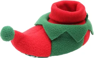 EnJoCho Baby Shoes Girl Infant Toddle Footwear Winter Warm Floor Shoes Soft Sole Indoor Warm Christmas Toddler (B, 0-6 Months)