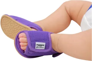 EnJoCho Cute Baby Girls Rubber Mesh Non-Slip Boys Sandals Flat Shoes Shoes Soft Sole Walking Baby Lightwight Shoes (Purple, 11-6M)