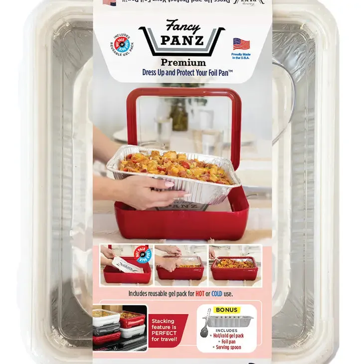 Fancy Panz Premium - White, Includes Hot/Cold Gel Pack