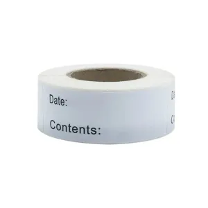 Food Storage Date Labels 1 Roll of Stickers for Kitchen Packaging Condiments and More