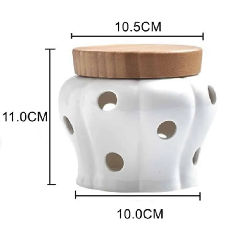 Garlic Design Storage Jar