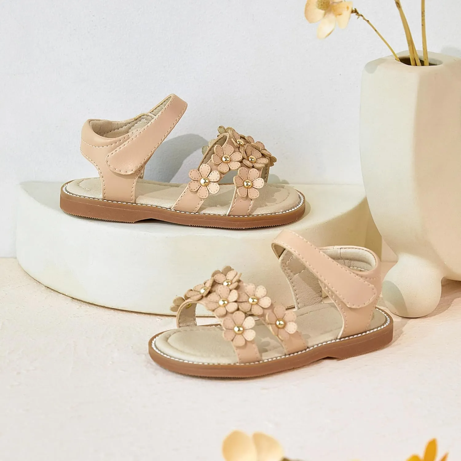 GINFIVE Toddler Girls Sandals Girls Toddler Sandals Little Girls Kids Shoes