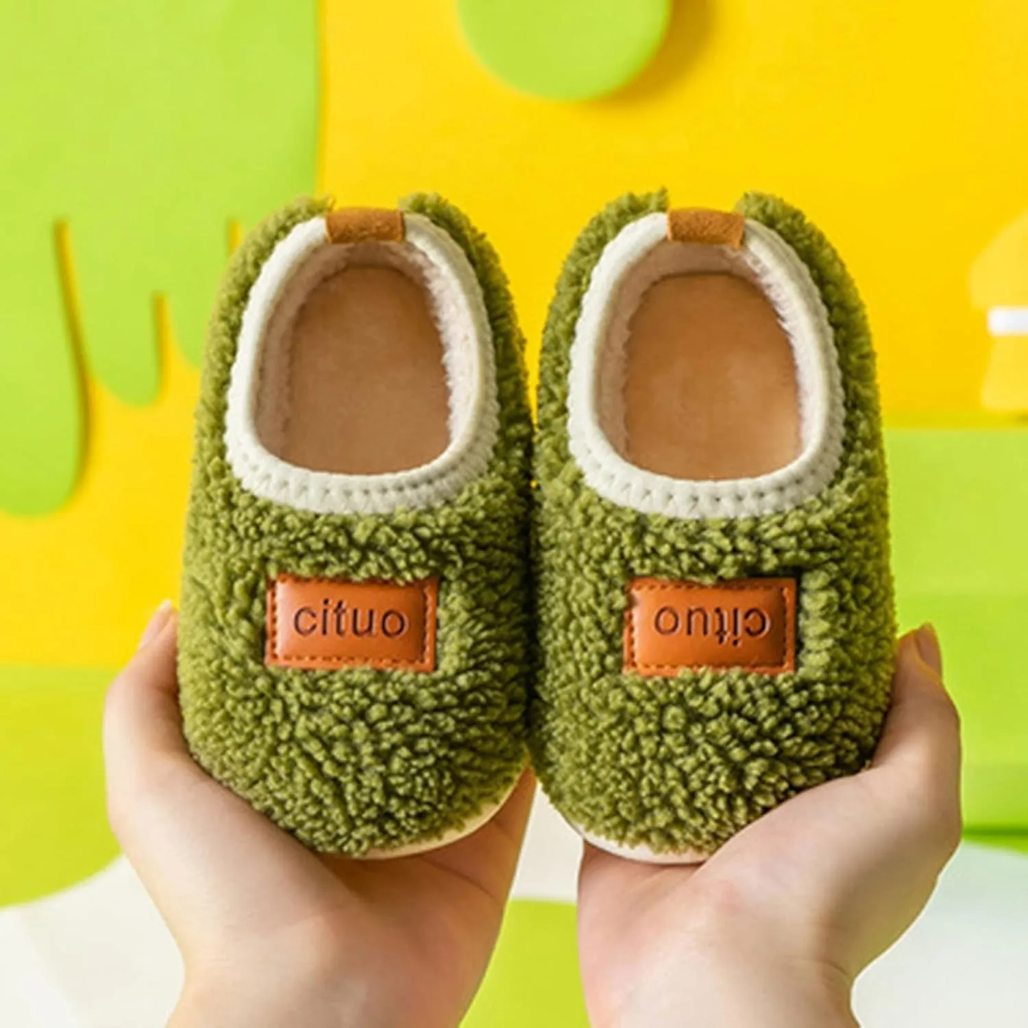 Girl Shoes for Toddlers Childrens Girl Cotton Shoes Solid Color Fashion Soft Sole Winter Hot Chocolate Toddler Shoes