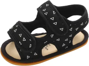 Girls Boys Baby Flat Rubber Walking Sole Prewalker Sandals Soft Non-Slip Baby Shoes Toddler Boys Dress Shoes