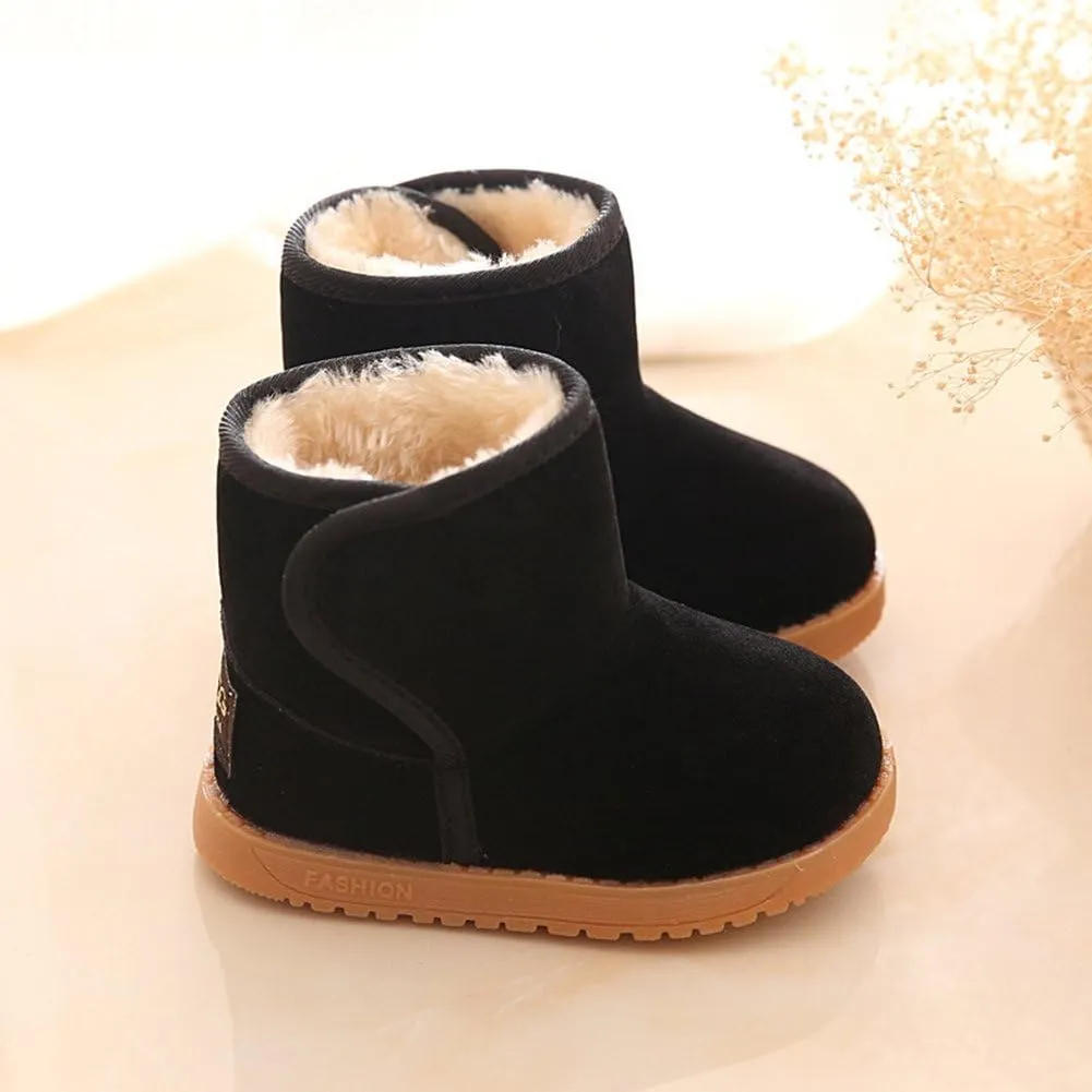 Girls Boys Warm Winter Boots Kids Outdoor Snow Boots(Toddler/Little Kid)
