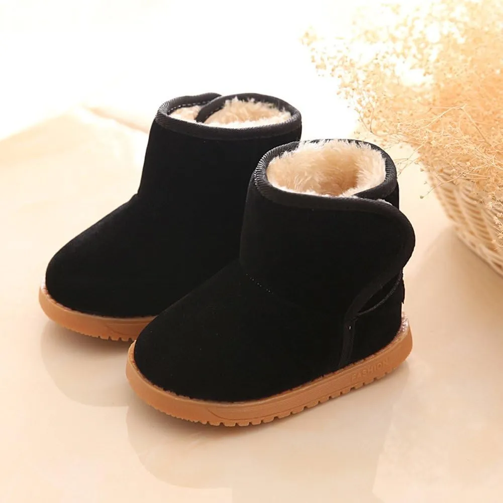 Girls Boys Warm Winter Boots Kids Outdoor Snow Boots(Toddler/Little Kid)